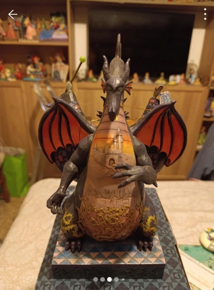Figurine Maléfique dragon Disney tradition Jim Shore - photo numéro 2