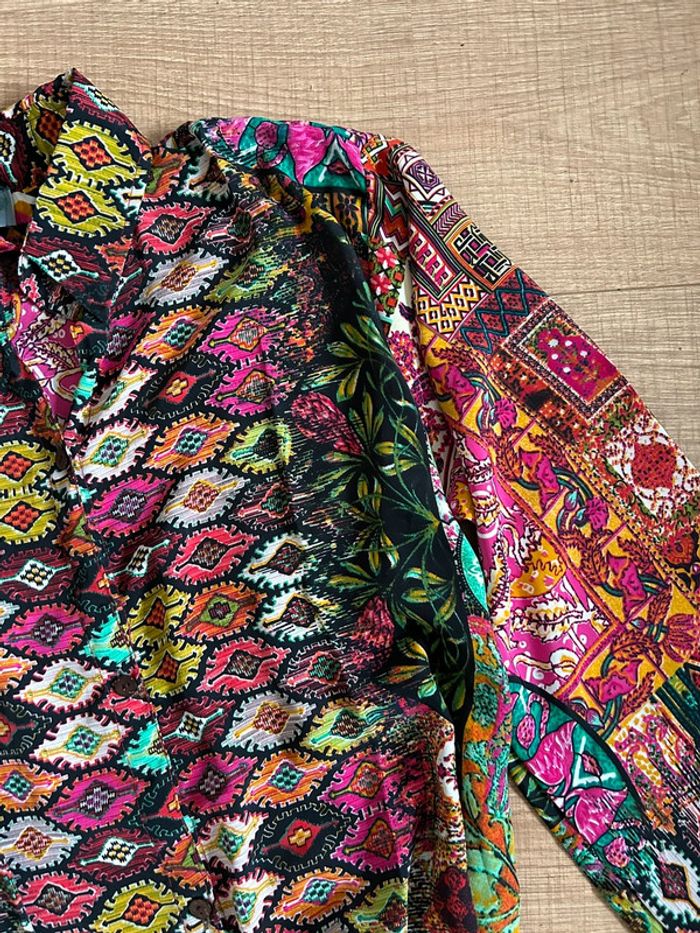 Robe mi longue neuve en soie Trebol taille S/M - photo numéro 13