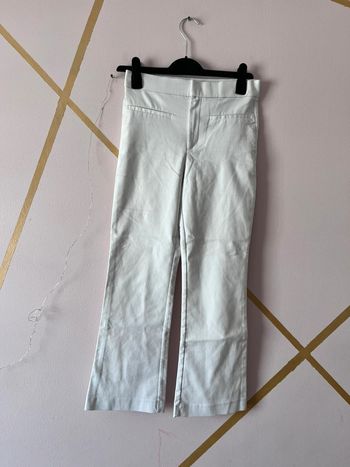 Pantalon Blanc 3/4 Zara Taille S