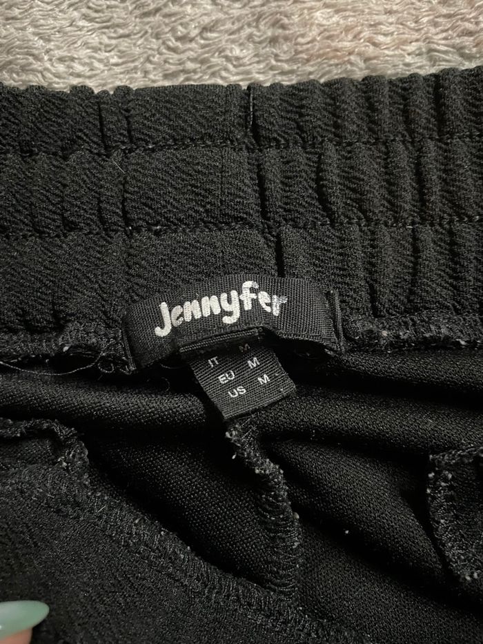 Jogging Femme Jennyfer Taille M – Noir avec Bande Blanche - photo numéro 2