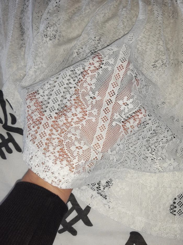 Blouse dentelée transparente 38 - photo numéro 3