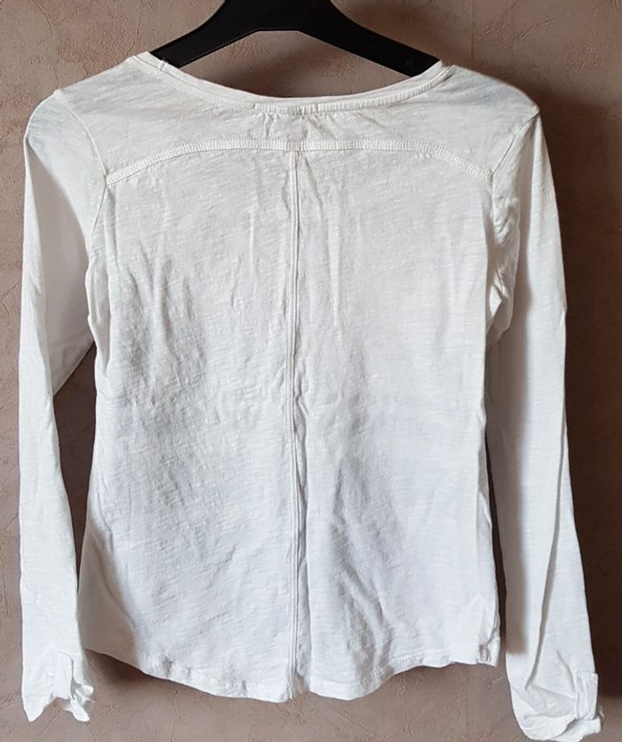 T-shirt imprimé manches longues bershka - photo numéro 3