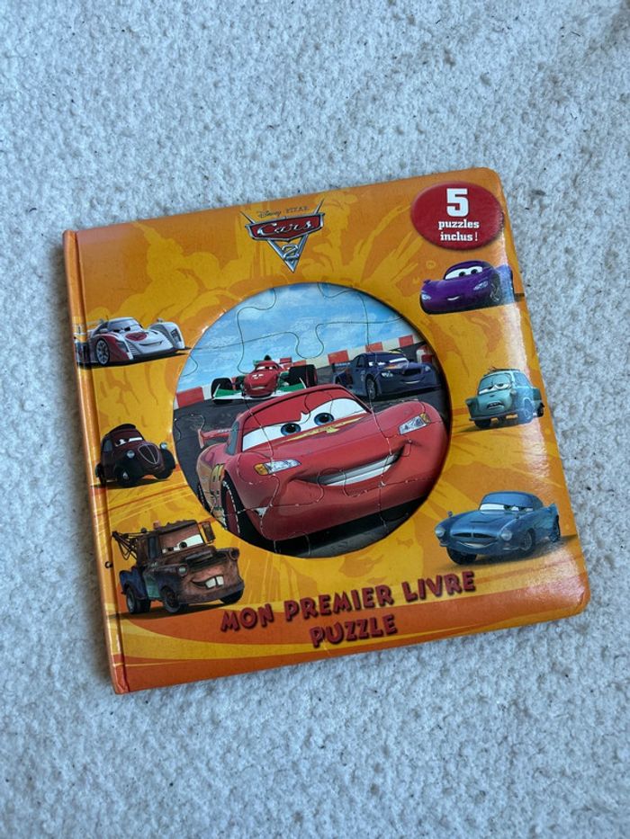 Livre puzzle cars