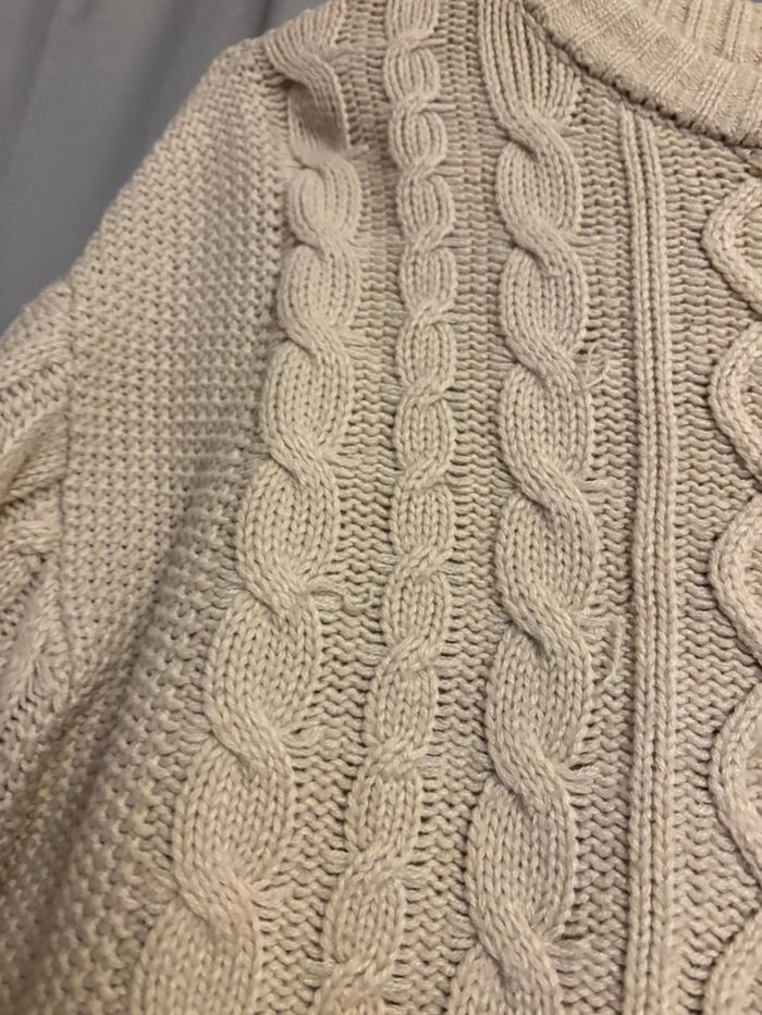 pull beige crop top - photo numéro 3