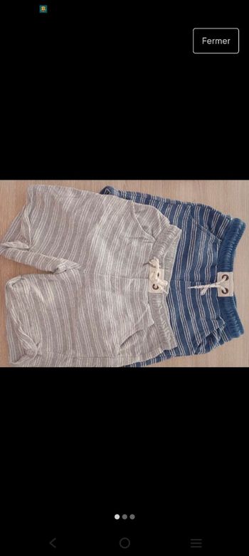 Lot de 2 shorts garçon