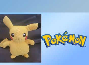 Peluche pokemon /Nintendo velours côtelé