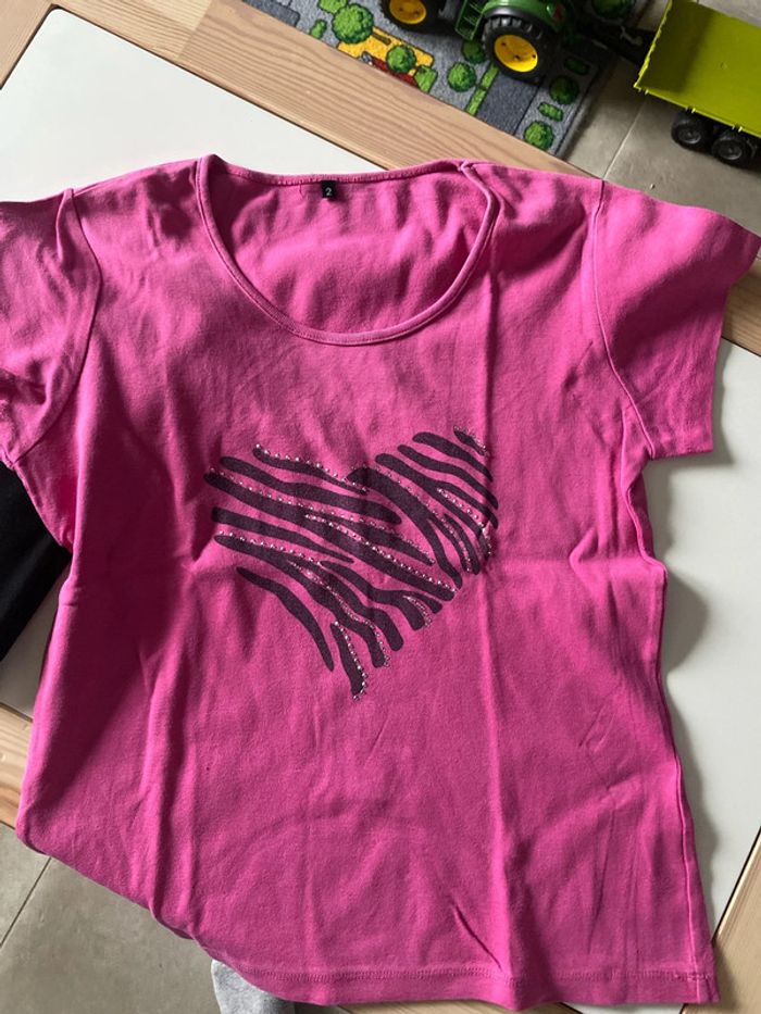 Lot 2 t-shirt taille 2 (38/40) (M/L) - photo numéro 5