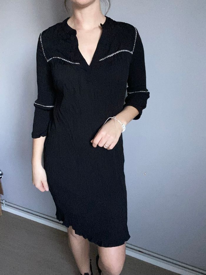Magnifique robe noir camaïeu taille s