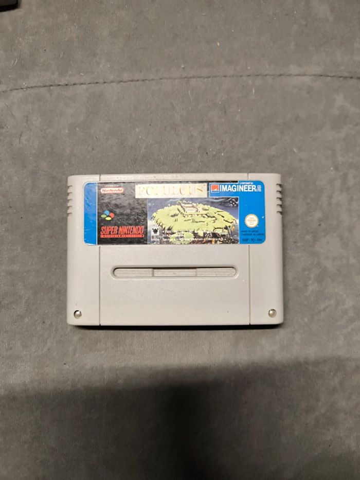Jeu vidéo snes super Nintendo populous