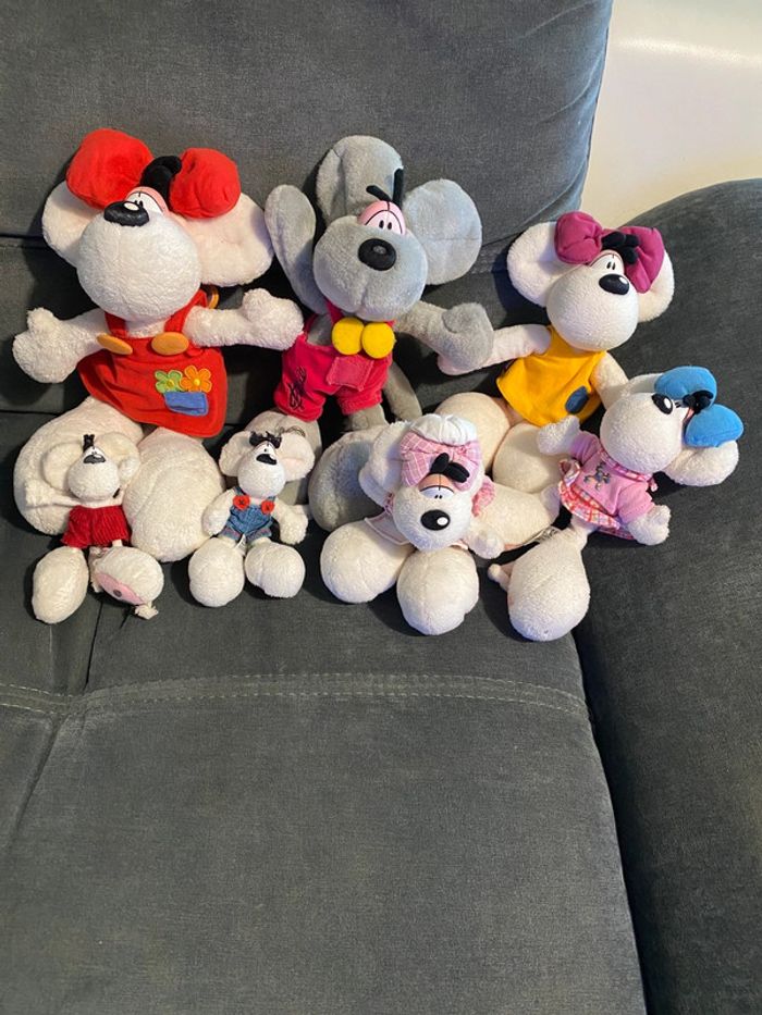 Lot peluches Diddle diddlina et porte clé - photo numéro 3