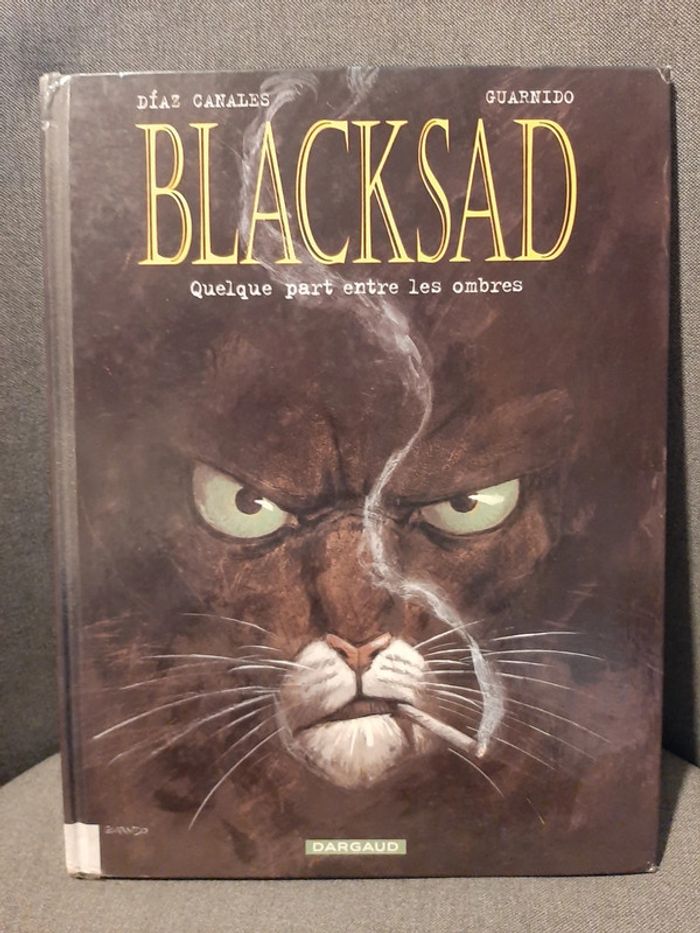 Blacksad T1 EO en français - exemplaire de bibliothèque