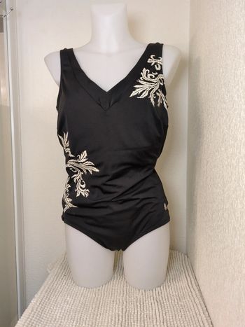 Maillot 1 pièce noir et blanc Glumann 50