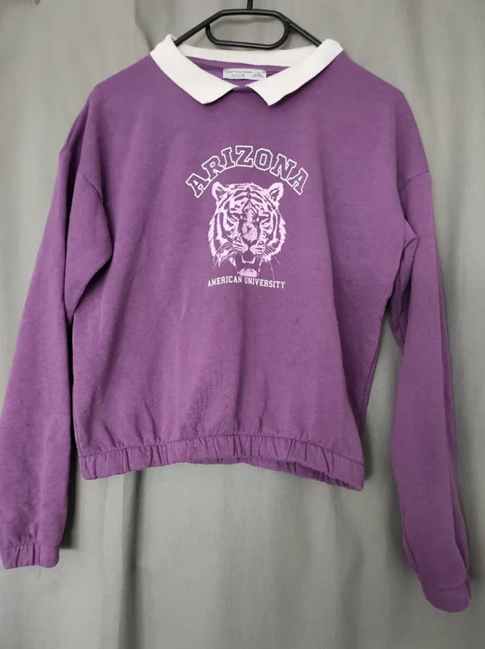 Sweat avec col 12 ans