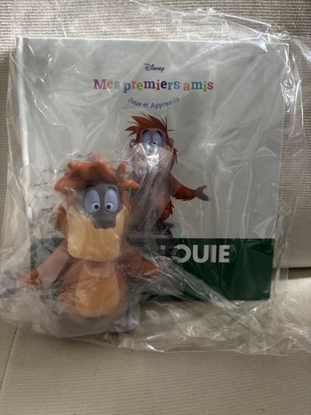Figurine + livre le roi louis n 74 mes premiers amis disney altaya
