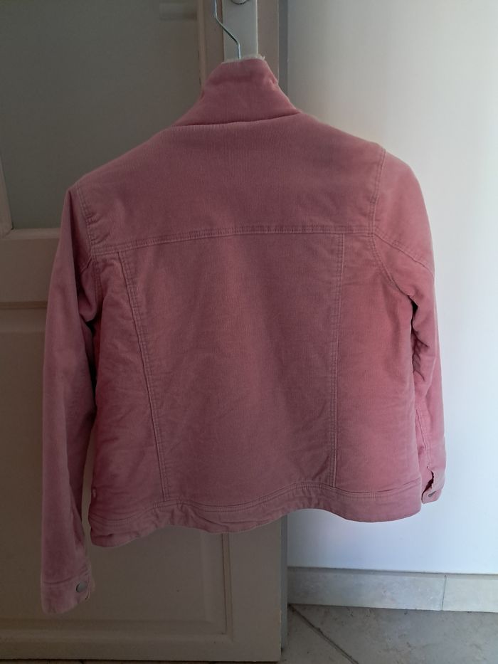 Blouson en velours rose Okaïdi 10 ans - photo numéro 2