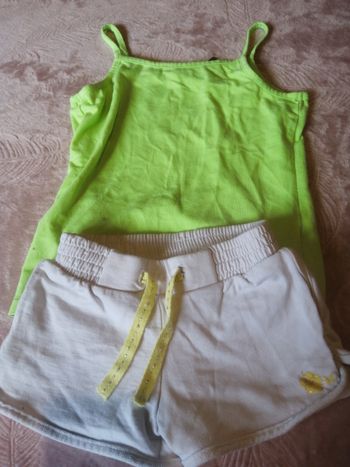Lot short et t-shirt