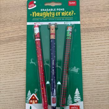 set 3 stylo legami édition noël