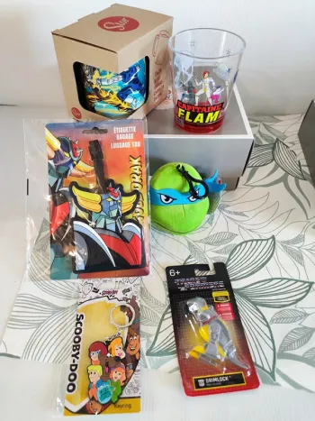 Coffret cadeau Dessins animés des années 80 Tortue Ninja Goldorak
