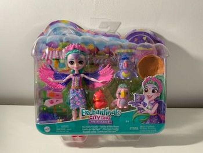 Coffret Enchantimals City Fails Poupée Filia Finch + 3 Oiseaux - photo numéro 2