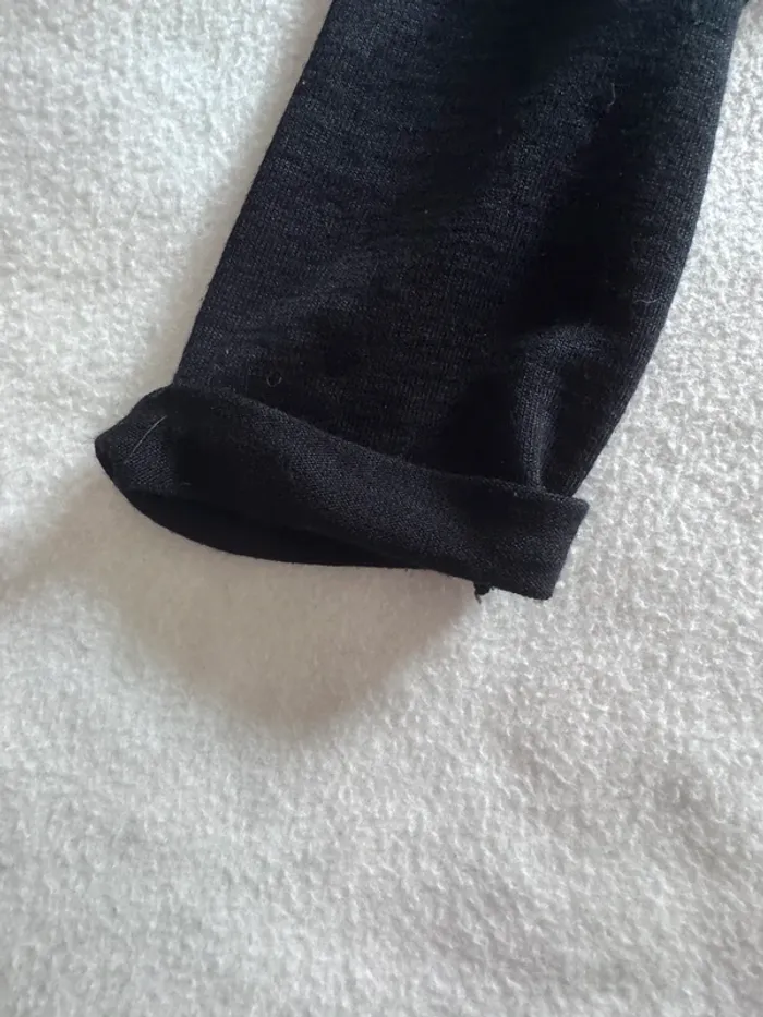 Haut noir Tally Weijl manches 3/4 – coupe loose taille L - photo numéro 5