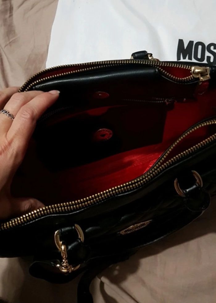 Sac à main matelassé noir Love Moschino - photo numéro 4