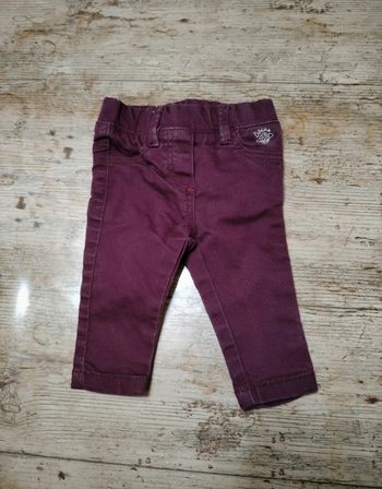Joli pantalon en jeans fille 3 mois DPAM