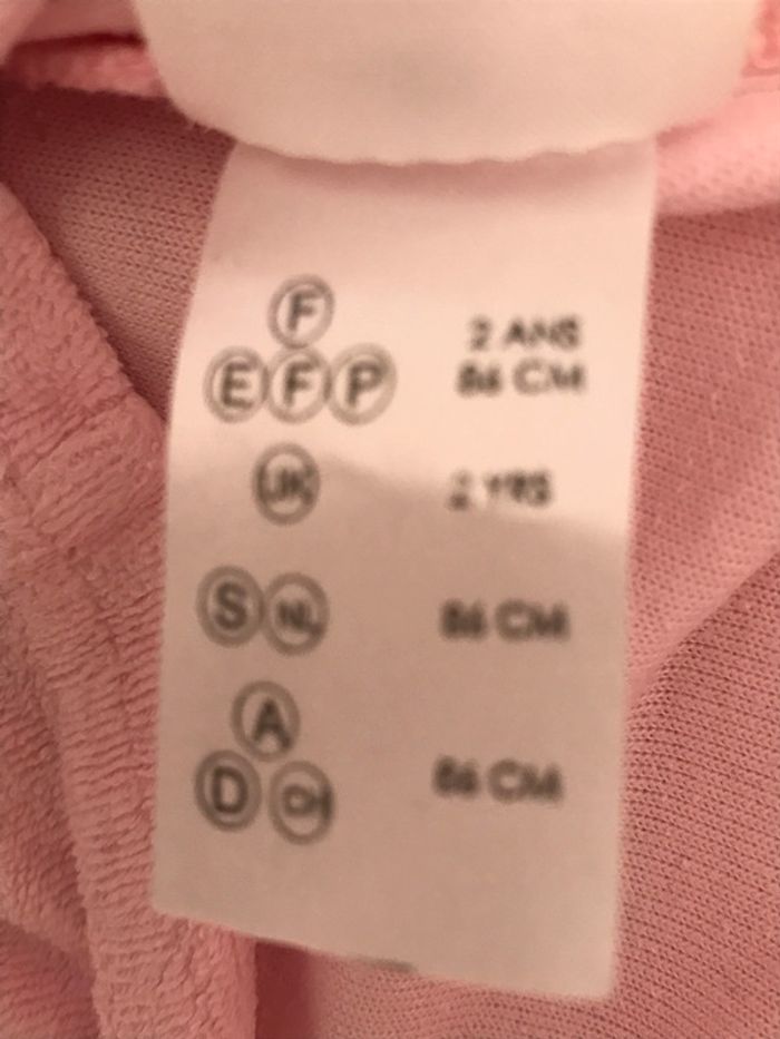 Pyjama 2 Pièces Rose 2 Ans - photo numéro 4