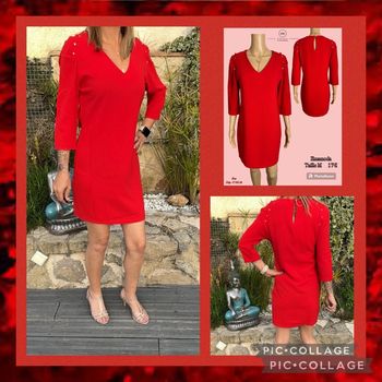 🍒Robe droite rouge Emamoda – Taille M SOLDÉ -20% 🍒