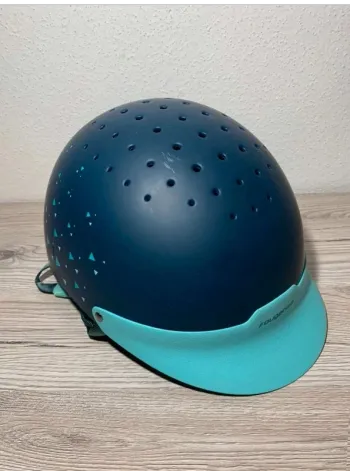 Bombe  d’équitation  bleu taille S