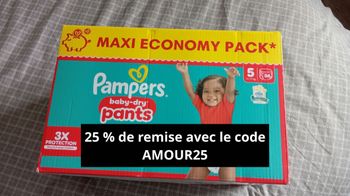 Pampers pants taille 5 neuf jamais ouvert
