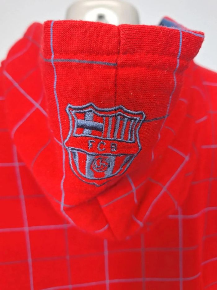 Sweat à capuche  / hoodie full zip - taille M - FC Barcelone homme brodé (123) - photo numéro 8