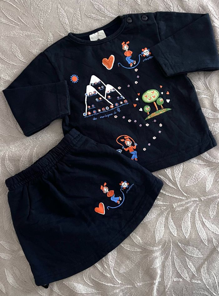 Ensemble sweat et jupe