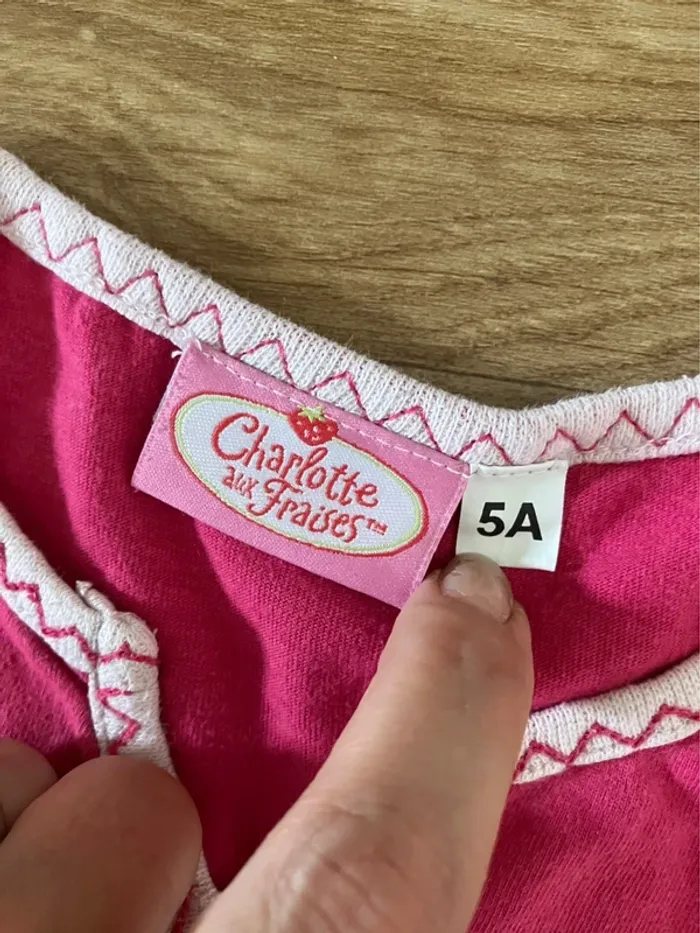 T-shirt manches longues Charlotte aux fraises - photo numéro 3