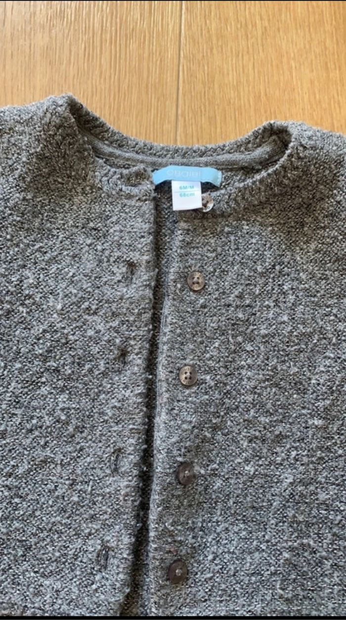 Gilet épais gris - photo numéro 3