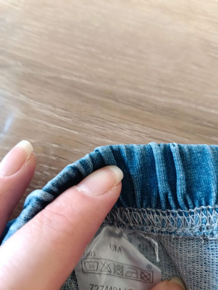 Lot 2 petit pantalons leggings garçon 6 mois - photo numéro 7