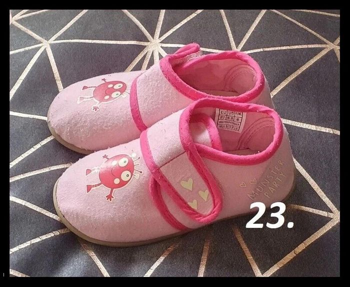 Chaussons souple fille, rose pointure 23