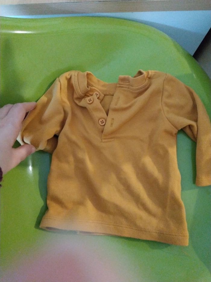 Ensemble 2 pièces t shirt veste bébé 6 mois - photo numéro 6