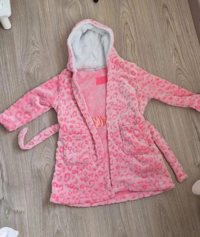 Peignoir rose enfant
