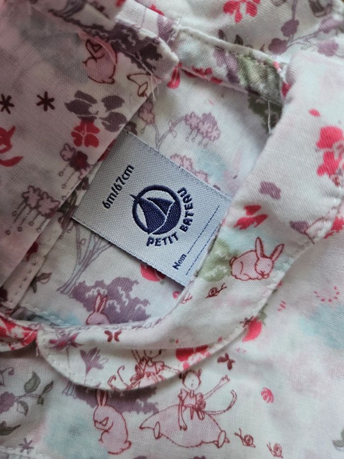 Robe Petit Bateau 6 mois - photo numéro 3