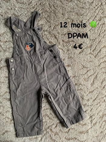 Salopette 🍀 12 mois 🍀 DPAM