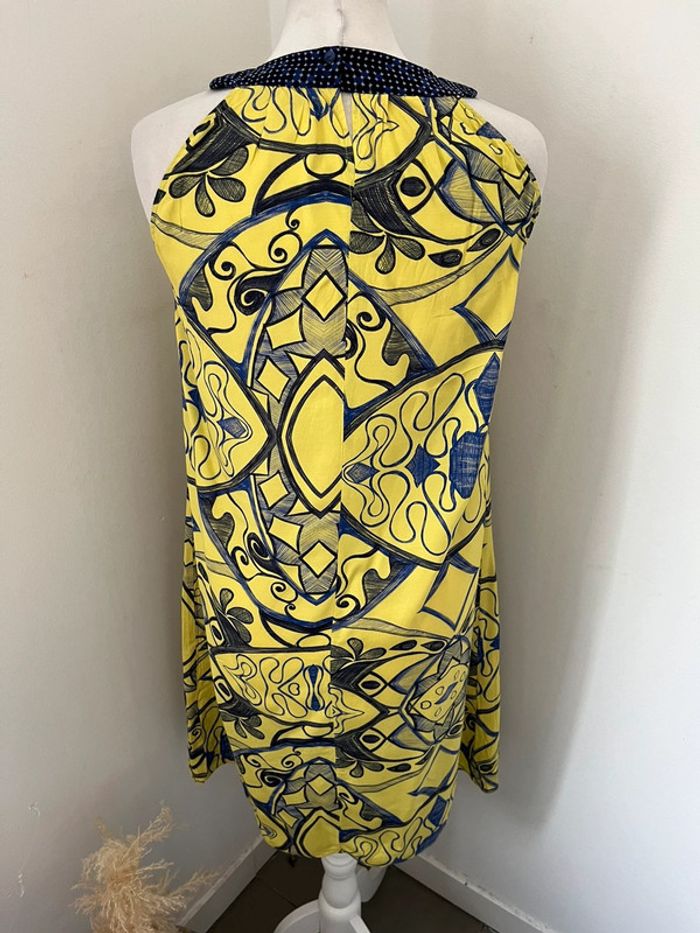 Robe jaune et bleue one step S - photo numéro 5