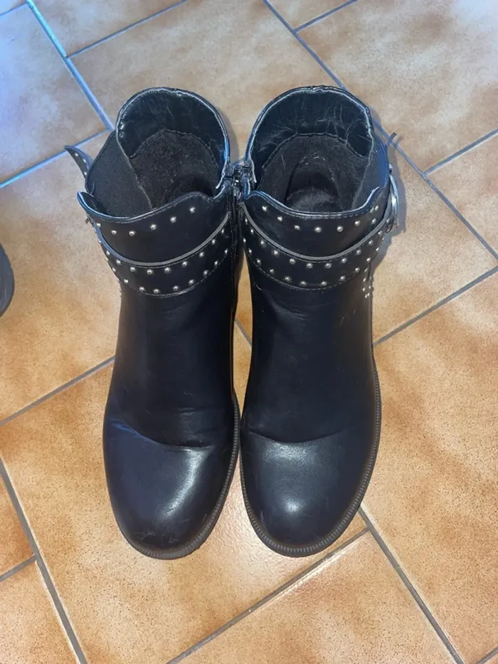 bottine noir