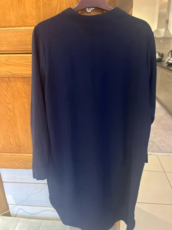 Robe femme bleu marine légère et agréable - photo numéro 5