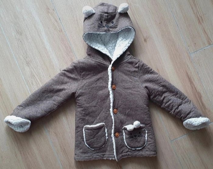 Veste chaude fille 2- 3 ans, 92cm