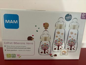 Biberon mam en verre 
