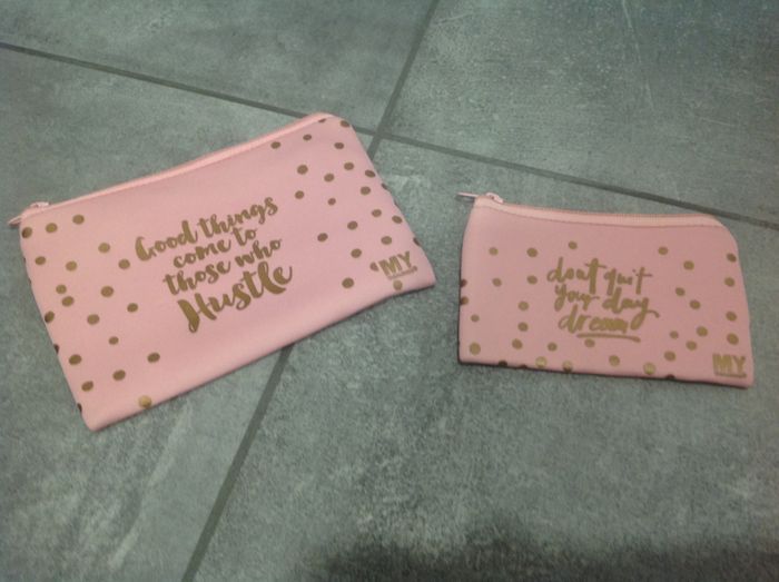 Lot de 2 pochettes rose poudré My Tagalongs - photo numéro 5