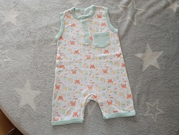 Combinaison combishort barboteuse grenouillère 6 mois