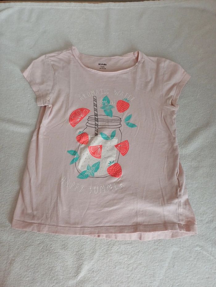 T-shirt rose 10 ans