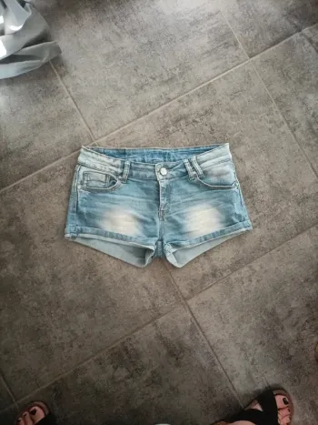 Mini short en J'eans
