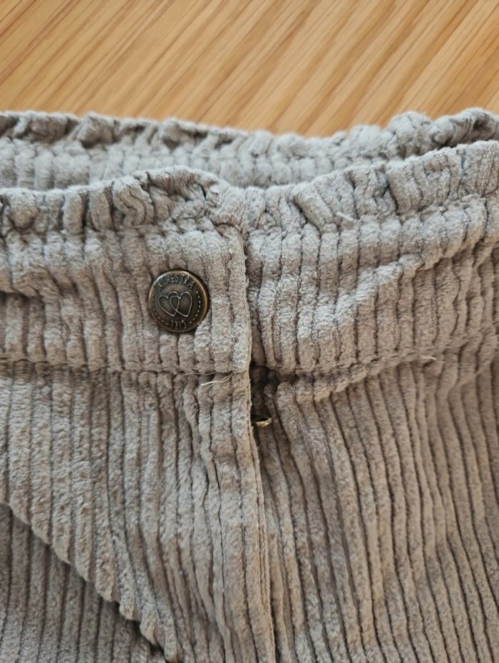 Short velours côtelé kaki - photo numéro 3